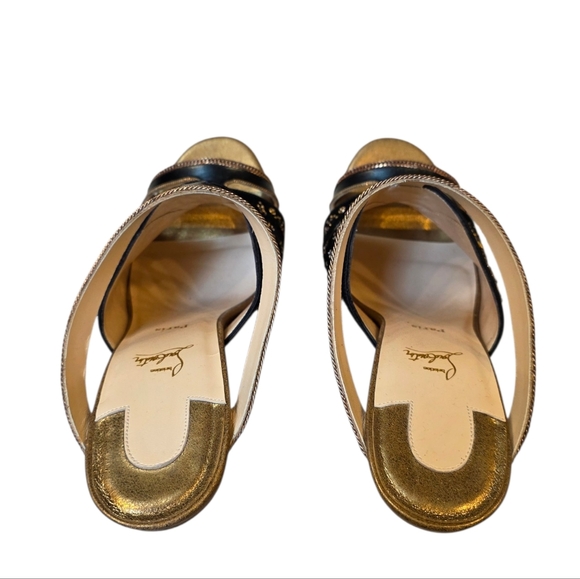 Christian Louboutin x Moda Operandi Rare Zodiac Akenana Mule Heels EXCLUSIVE - Picture 11 of 14